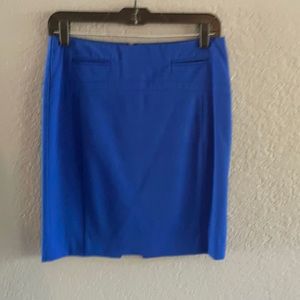 Express Royal Blue Pencil Skirt